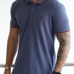 Polo Boss - Clássica Azul P