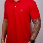 Polo Lacoste Tradicional Vermelho P