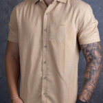 CAMISA LINHO M. CURTA COLCCI  G