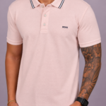 Polo Hugo Boss - Rosa Claro G