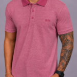 Polo Hugo Boss - Clássica Rosa G