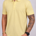 Polo Ricardo Almeida - Bordado Lamar Amarelo M