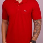Polo Hugo Boss Vermelho M