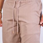 Short Sarja Tommy Marrom Claro GG