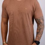 Básica Fred Perry - Texturizada Marrom Claro G
