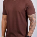 Básica Fred Perry - Texturizada Marrom M