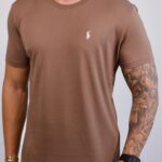 Básica Ralph Lauren - Pima Jersey Marrom Claro GG