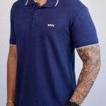 Polo Hugo Boss Azul P