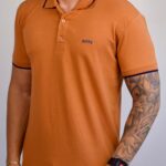 Polo Hugo Boss Laranja P