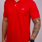 Polo Lacoste Tradicional Vermelho P