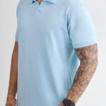 Polo Aramis - Gola Italiana Azul Claro P