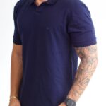 Polo Aramis - Gola Italiana Azul Marinho P