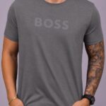 Camiseta Hugo Boss – Pima Jersey Cinza GG