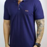 Polo Hugo Boss Azul Marinho M