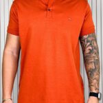 Polo Suedine Acostamento Laranja P
