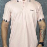 Polo Hugo Boss Clássica Rosa G