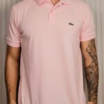 Polo Lacoste Tradicional Rosa P