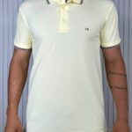 Polo Calvin Klein 2025 Amarelo P