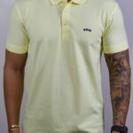Polo Hugo Boss Clássica Amarelo M