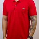 Polo Lacoste Tradicional Vermelho P