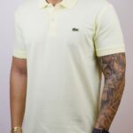 Polo Lacoste Tradicional Amarelo P