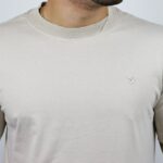Camiseta Dom Vigor - Gola Cruzada Cinza G