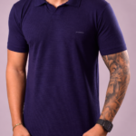 Polo Aramis - Gola Italiana Azul Marinho M