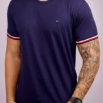 Básica Tommy - Pima Jersey Azul Marinho GG