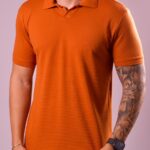 Polo Aramis - Gola Italiana Laranja P