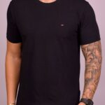 Básica Tommy - Pima Jersey Preto P