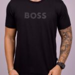 Camiseta Hugo Boss - Pima Jersey Preto G