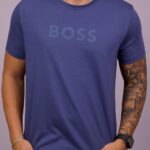 Camiseta Hugo Boss - Pima Jersey Azul Claro P