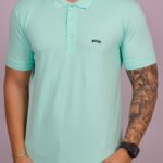 Polo Hugo Boss Verde Água G