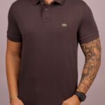 Polo Lacoste Tradicional - Small Cinza M