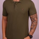 Polo Tommy - Tradicional Verde Musgo P