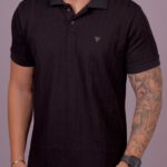 Polo Texturizada Dom Vigor Preto M