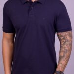 Polo Aramis - Monocromática Azul Marinho M