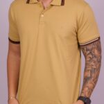 Polo Aramis c/ detalhe Mostarda G
